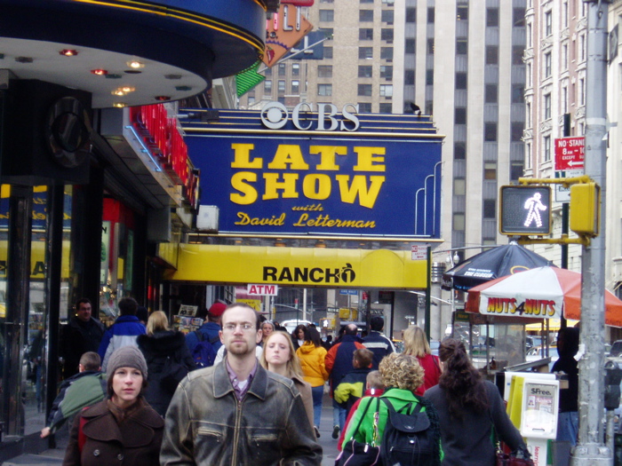 The Late Show, Times Square, Broadway