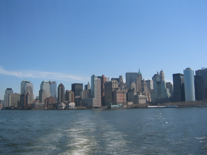 Downtown Manhattan from the water