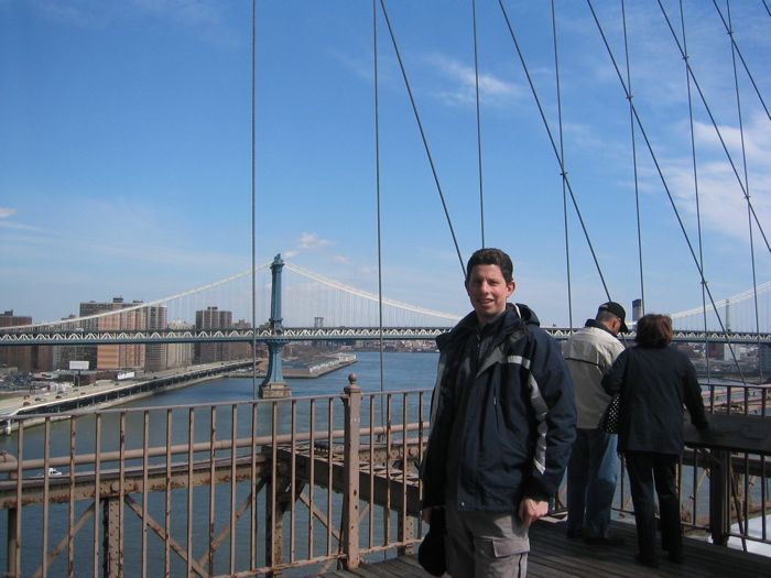 Jonathna on Brooklyn Bridge
