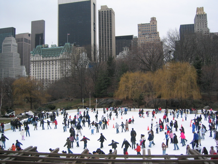 Skating in Central Park