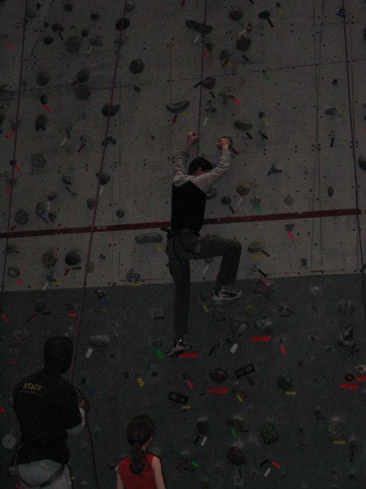 Jonathan climbing in New York