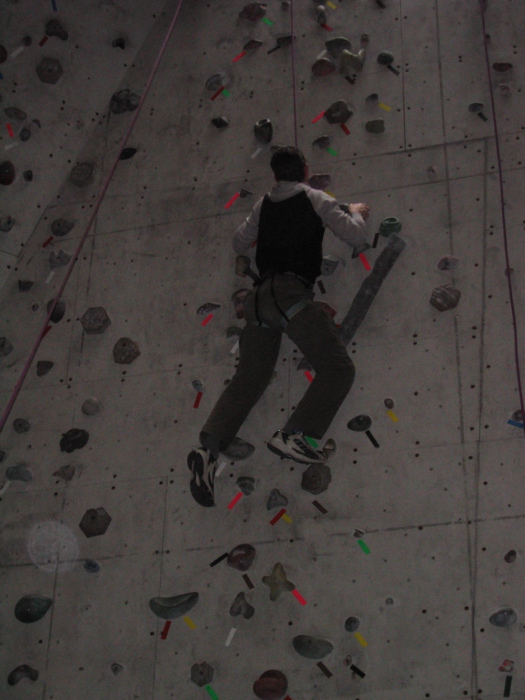 Jonathan climbing in New York