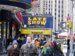The Late Show, Times Square, Broadway