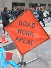 Road Work Ahead