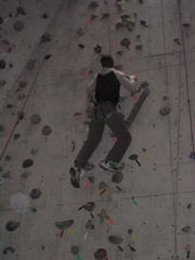 Jonathan climbing in New York