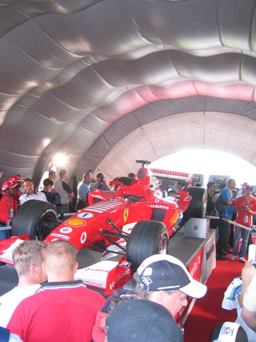 Ferrari on show at Silverstone