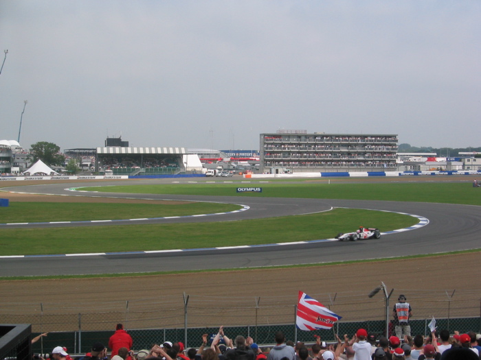 Jensen Button on his quick lap... put him third on the grid - nice work!