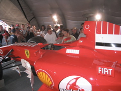 Looking inside the cockpit of an F1 racing car