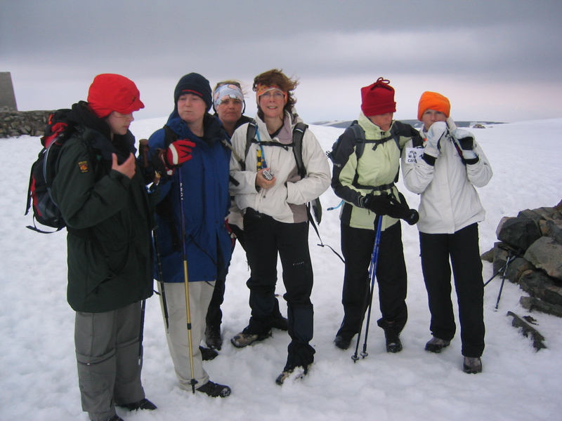 Ben Nevis: at the summit