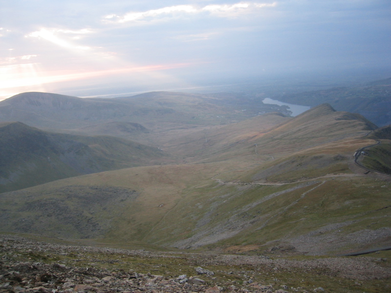 Snowdon: nearing the summit