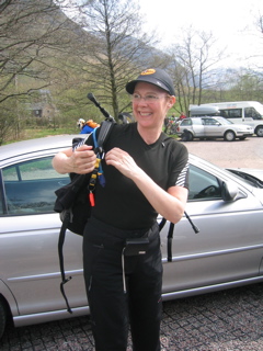 Ben Nevis: Mieke Uglow all set