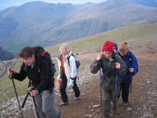 Snowdon: gritted teeth and determination