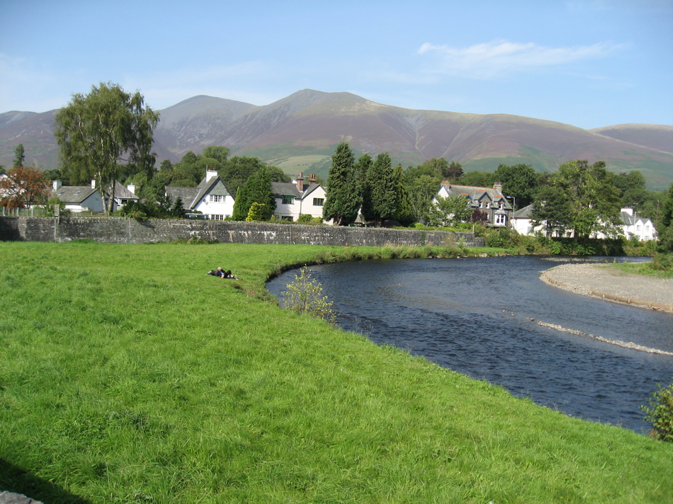 Skiddaw towers over Keswick