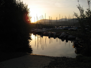 the reflection on the water was awesome