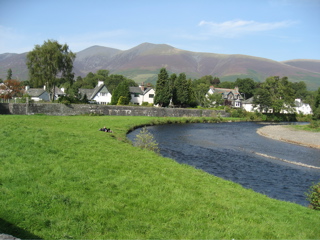 Skiddaw towers over Keswick