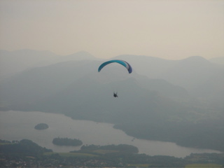 another paraglider
