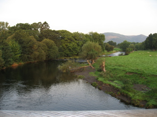 we crossed a river feeding Derwent Water